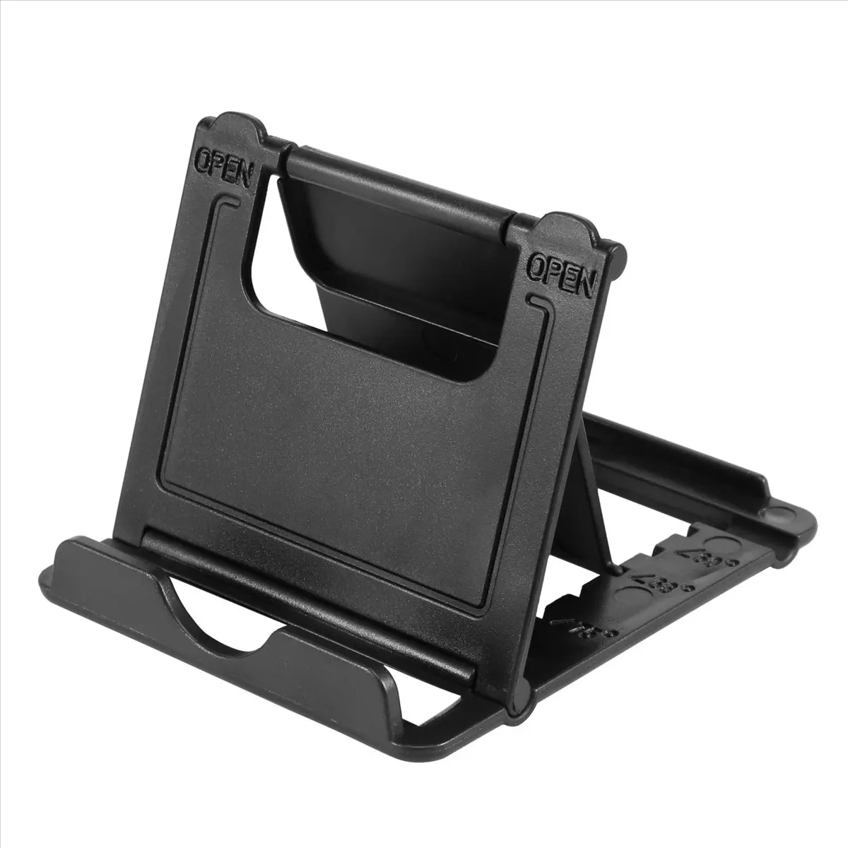 AT42 Tablet Stand Desktop Support Portable Double Folding Stand Suitable for Tablet Stand Black