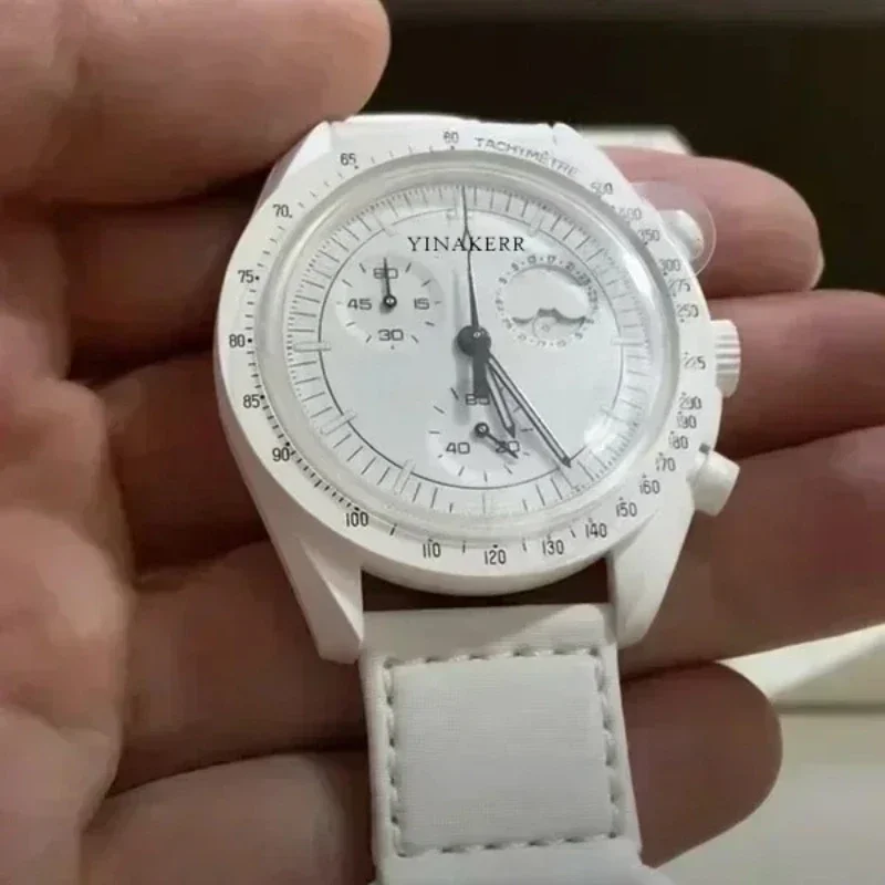 ساعة نسائية أصلية فاخرة متعددة الوظائف للأعمال كرونوغراف كوكب استكشاف ساعة رجالية كوكب AAA على مدار الساعة