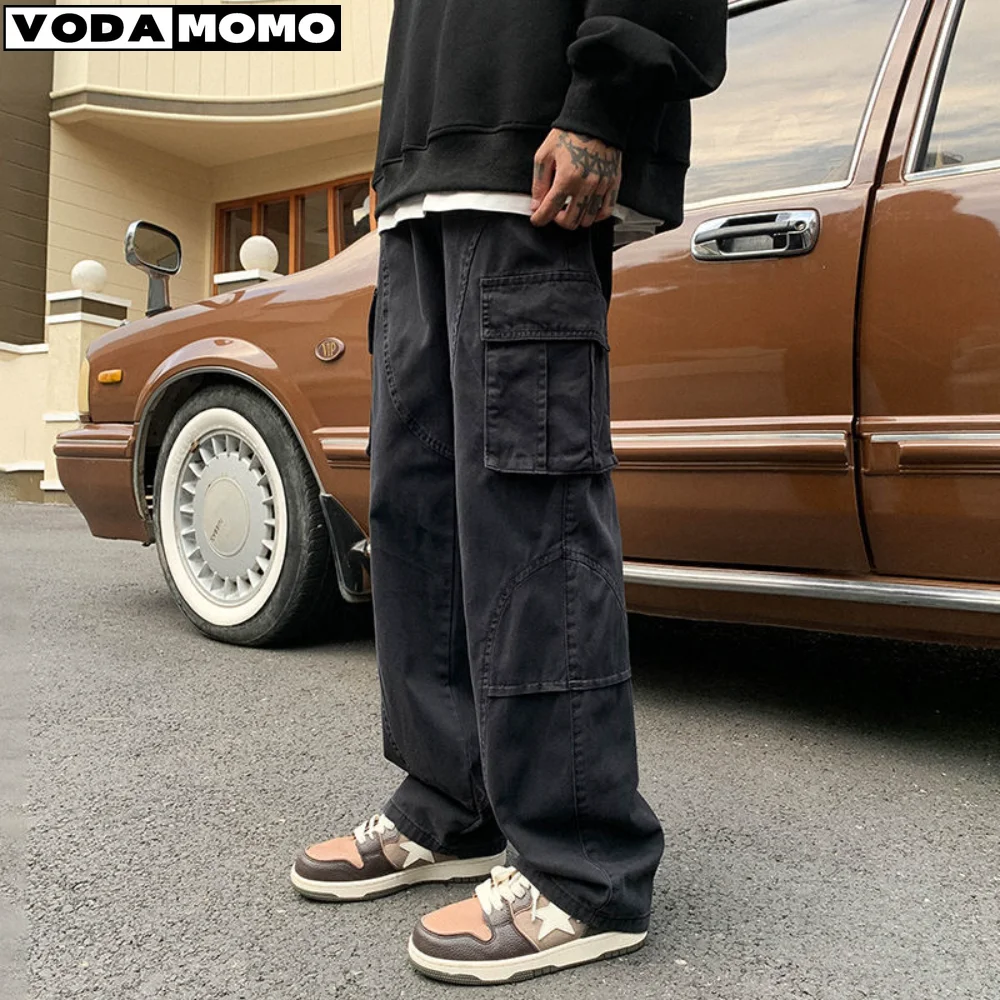 

Мужская уличная одежда, мешковатые джинсы, брюки, мужские свободные джинсы в стиле хип-хоп, женские джинсы-бойфренды, джинсовые брюки, мужская одежда