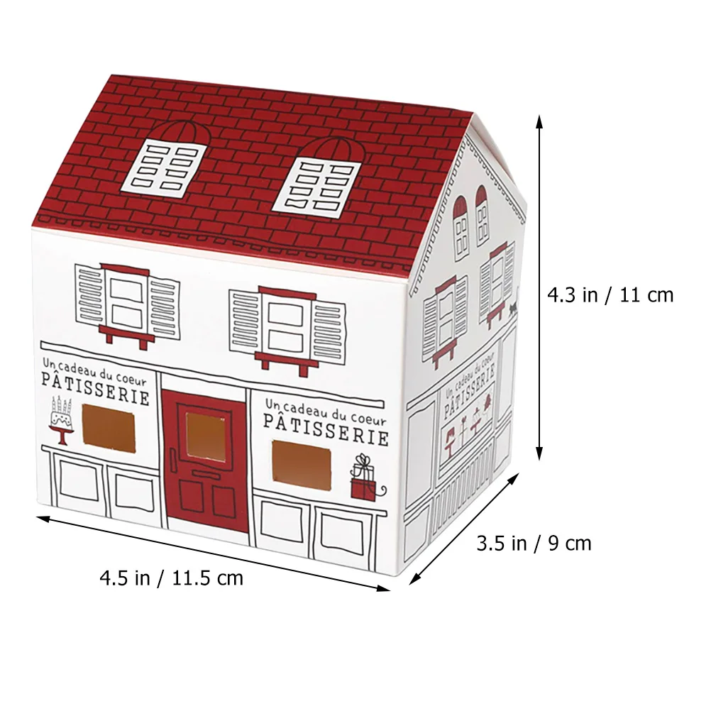 

20pcs Shaped Gift Boxes Nordic Wedding Favor Boxes Style Candy Packaging Biscuit Box Wedding Favor Present Container