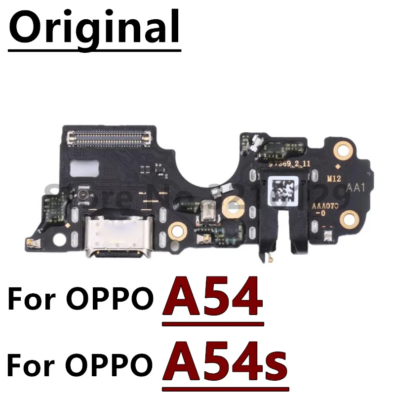 Original For OPPO A52 A54 A54s A56 A56s A57 A57s 5G A58X Fast Charging Type-C USB Connector Board Dock Flex Cab