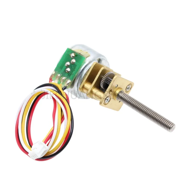 CM12-15BY 2-phase 4-wire Monitor PTZ 15mm Deceleration Stepper Motor 15BY Micro-angle M3 Thread Long Shaft 1:298 image 3