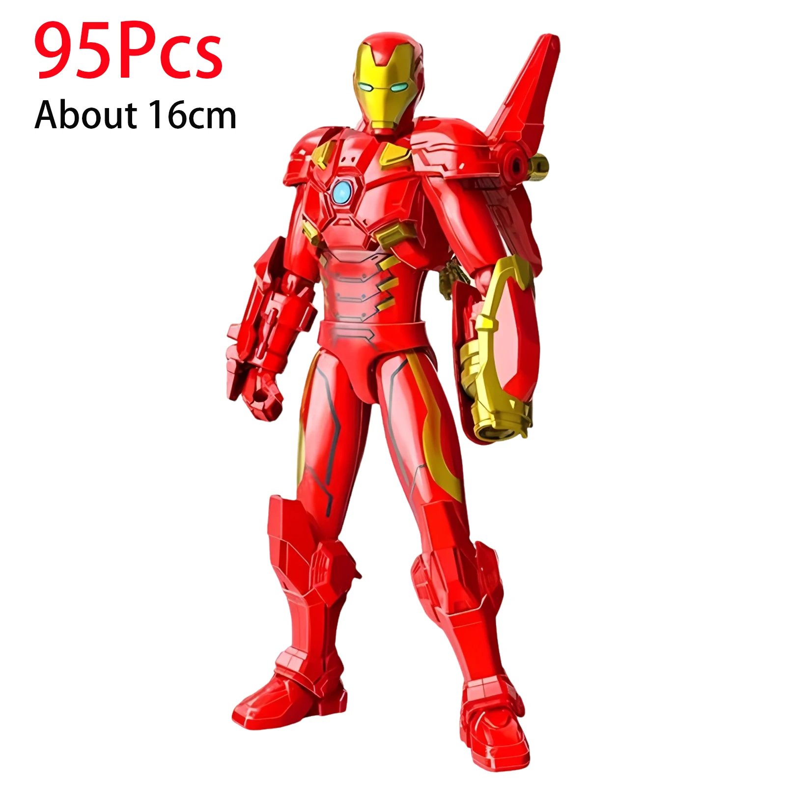 16 cm Marvel Legends Brick Deadpool Spider-Man bouwstenen, Iron Man cartoonfiguur bouwstenen, speelgoed voor kinderen, cadeau