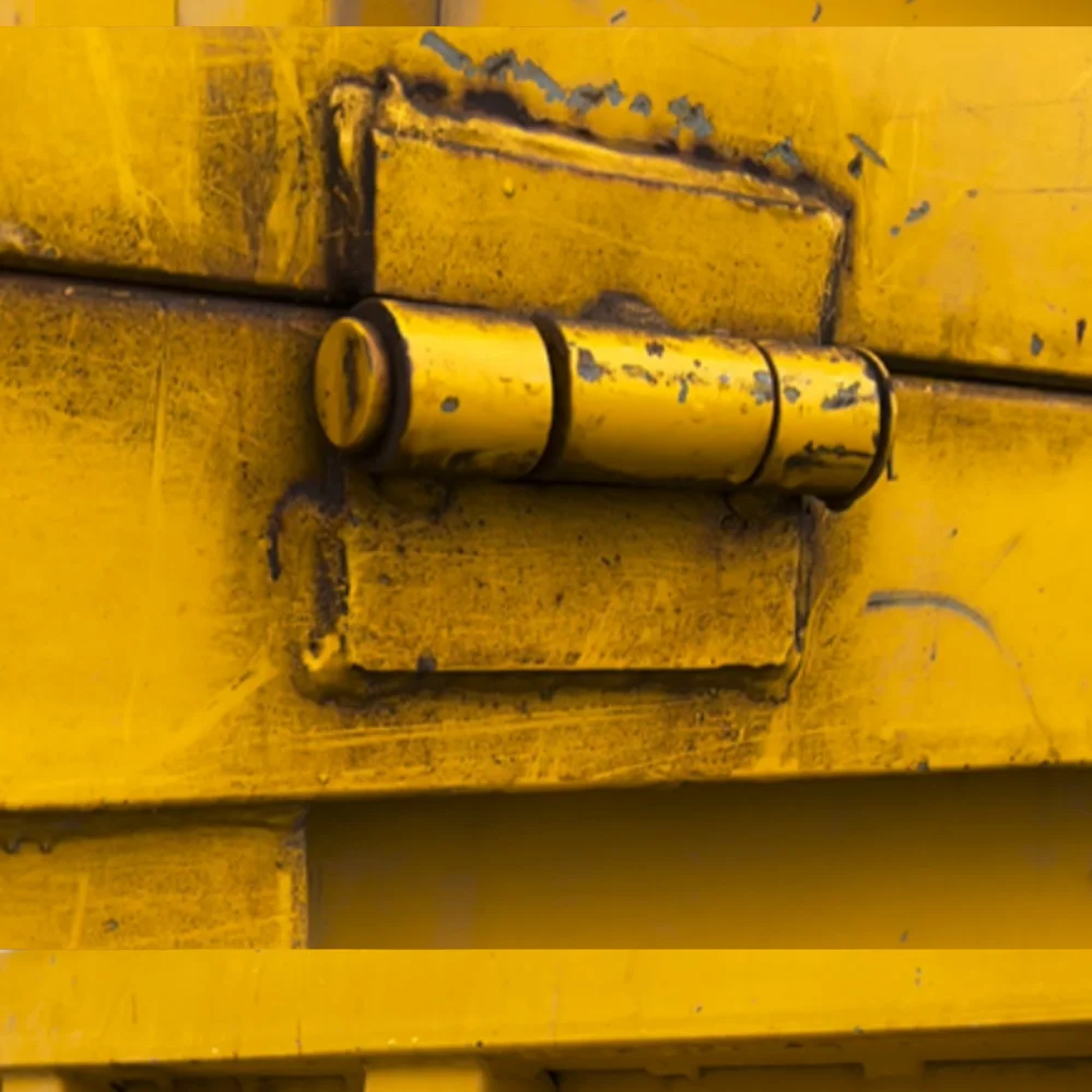 Heavy Duty Welding Hinge 5mm Thick with 22mm Outer Shaft Suitable for Trailer and Industrial Door Applications