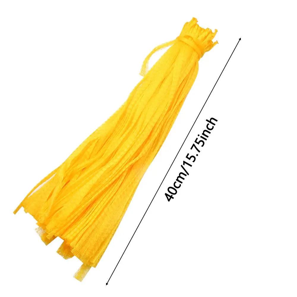 100pcs Egg Hatching Bags Strong Stretchable Plastic Mesh Bag Reusable for Vegetables Fruits Toys 15 inch