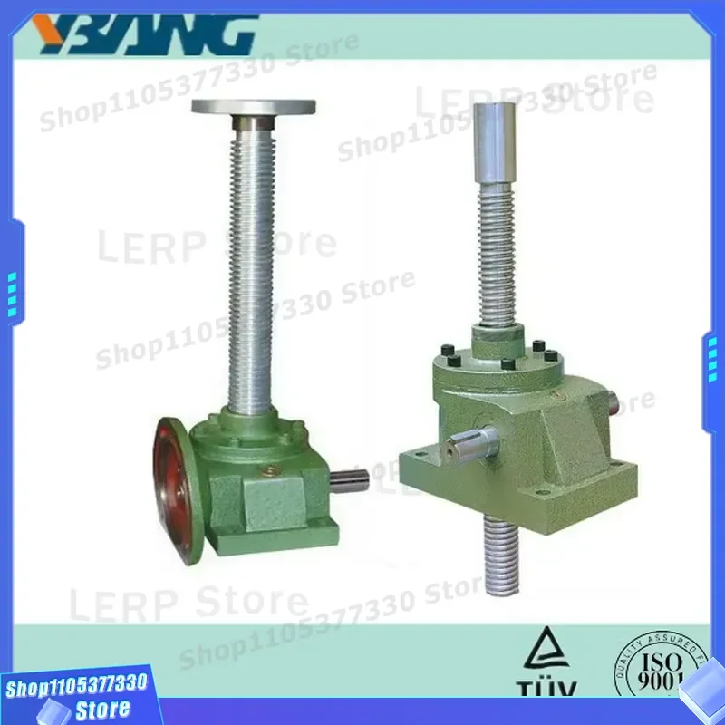 Electric Worm Gear Screw Jack Adjustable Mechanical Lifting Device For Industrial Heavy Duty Load Support Platform System