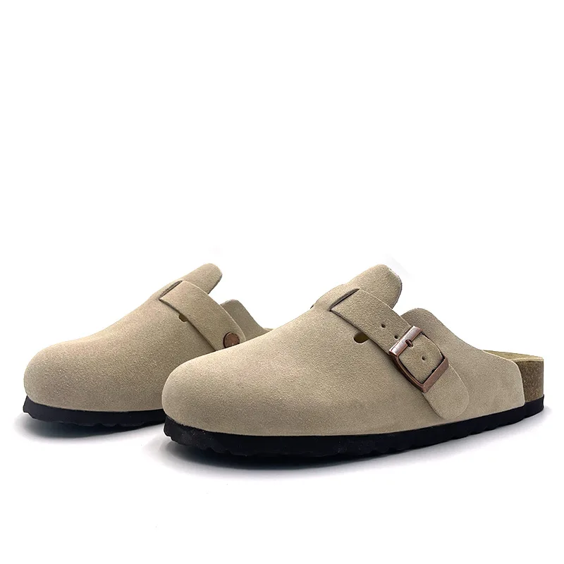 2026 Neue Modische Ledersandalen für Damen und Herren, Retro, Lässig, Bequem, Rutschfest, Strandschuhe für Frühling und Herbst