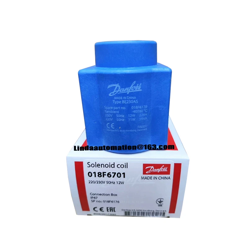 DANFOSS 018F6701 018F6176 018F6182 Solenoid Valve Coil