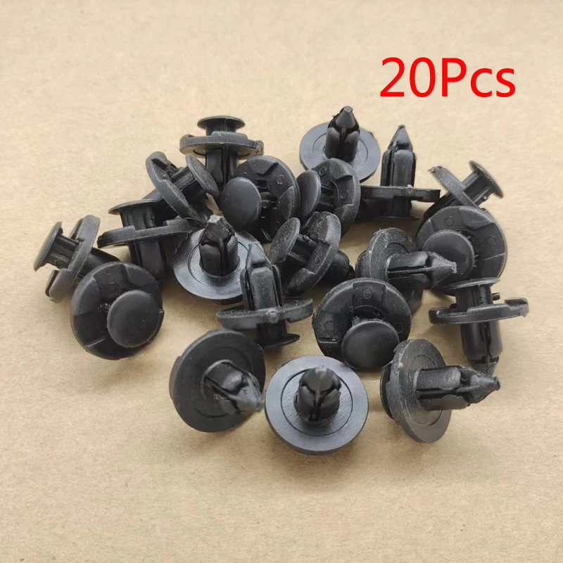 20pcs 8mm Auto Fastener Clips Car Rivet Fixing Clip For Nissan Gashqai Juke Trail For Toyota For Lexus For Honda Civic CRV Fit