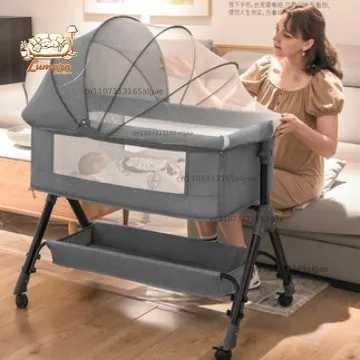 crib-movable-folding-multifunctional-cradle-newborn-bedside-bed