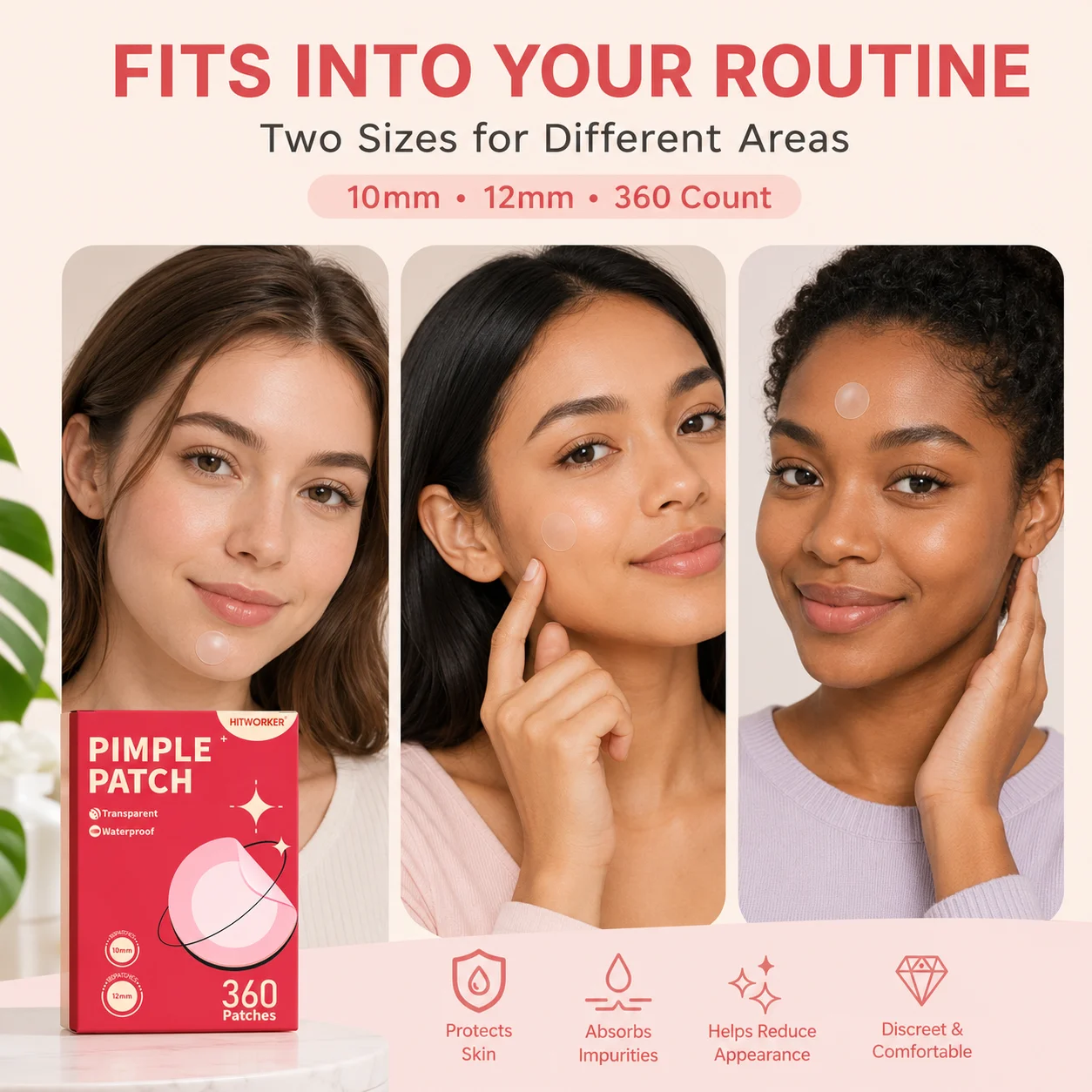 360 Parches Hidrocoloides Tran - Skincare Oil Control reseña y precio