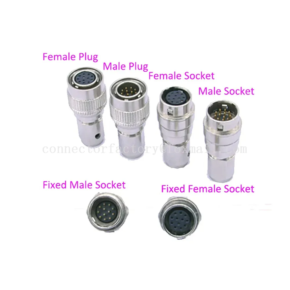 Hirose HR10A 7P 10P 7J 10J 7R 10R 4 6 10 12Pin Hole Activity Male Female Plug Socket Connector Camera Automation Equipment Power