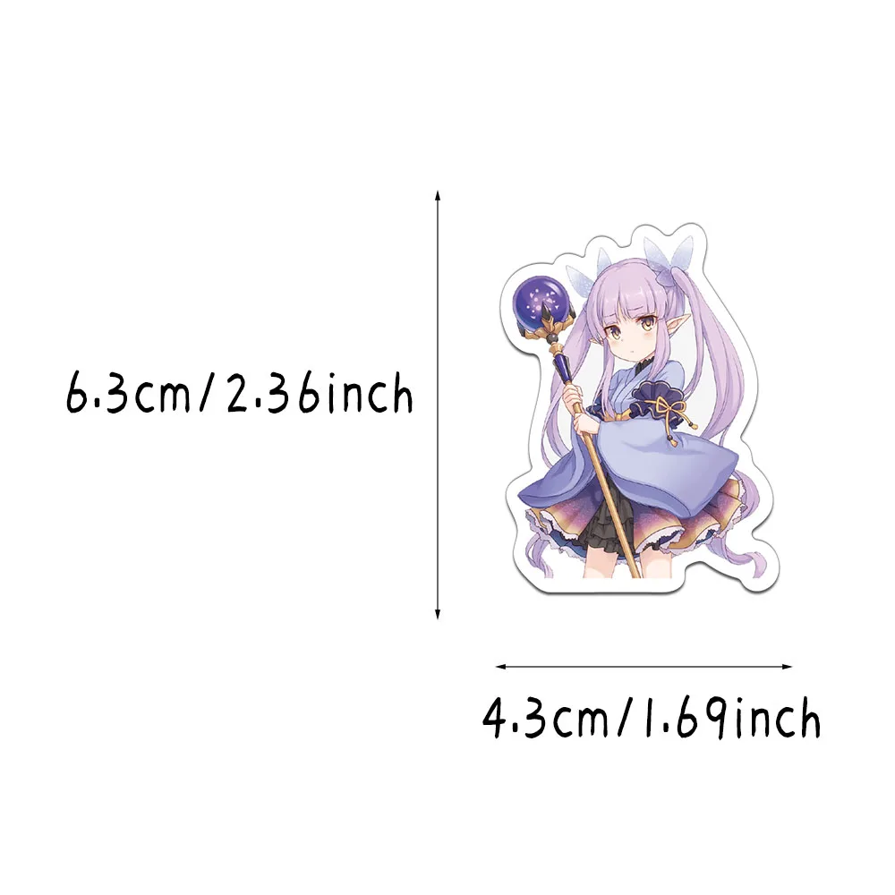 50PCS Creative Anime Cute Cartoon Decoration DIY Phone Case Water Cup Notebook Personalized Waterproof Stickers