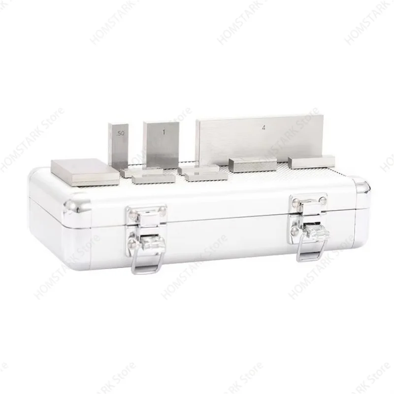 32Pcs Alloy Steel Gauge Block Set Precision Calibration Measuring Blocks for Industrial Measuring Instrument Calibration