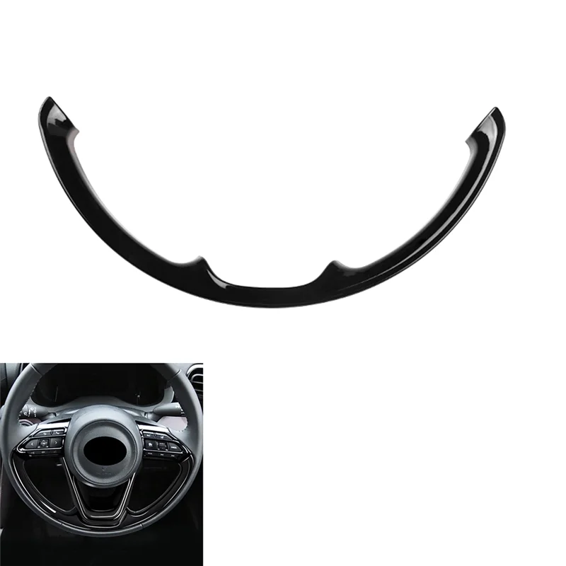 Authentic For Toyota Sienta Aqua Yaris Cross 2022 2023 Car Steering Wheel Panel Cover Trim Frame Sticker Accessories