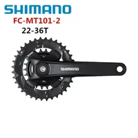 Shimano ALIVIO FC-MT101 Mountain Bike Bicycle Crankset 3x9 Speed 170mm 40T 36T With Shimano Square Hole 122.5 Bottom Bracket