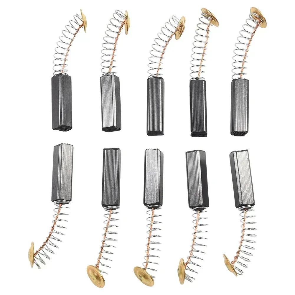 

For Power Tool Motor Pack Of 10 Motorbrush Drill Brushes Reliable Motor Coal Brushes 6x6x20mm Carbon Brushes