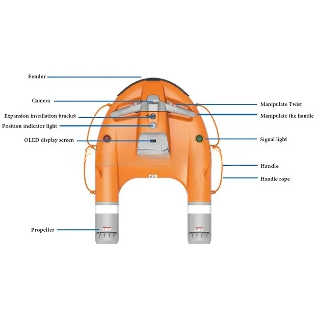 Remote Control Lifesaving Equipment Surface Robot Lifesaving Operation Electrical Equipment