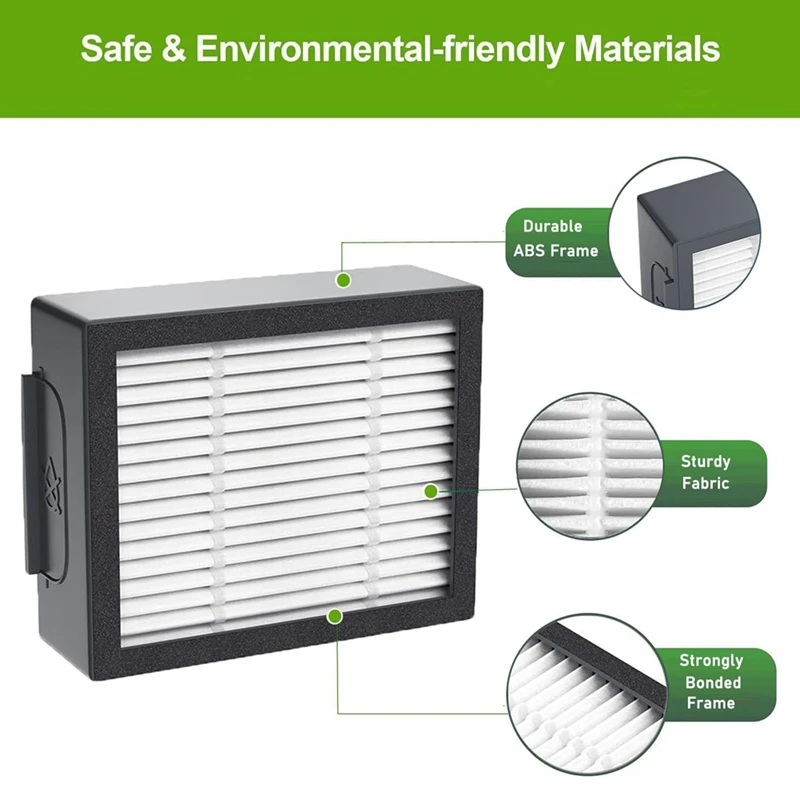 Peças de reposição para irobot roomba i3 i3 +, i4 i4 +, i6 i6 +, i7 i7 +, i8 i8 +, j7 j7 +, e5 e6 e7, filtros de escovas laterais de rolo