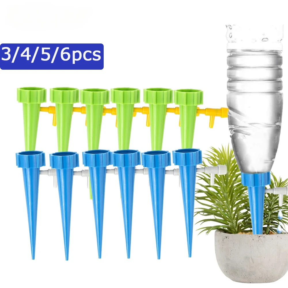 Automatic Drip Irrigation System Self Watering Spike for Flower Plants Greenhouse Garden Adjustable Auto Water Dripper Device