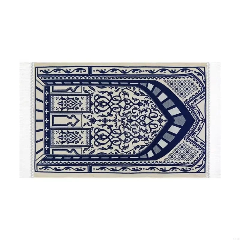 VIKAMA Prayer Mats Worships Blanket Worships Kneel Embossing Mat Nonslip Soft Portable Travel Prayer Rugs Ramadans