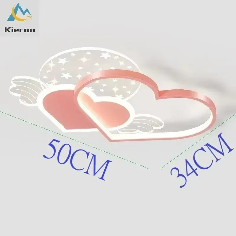 현대 미니멀리즘 사랑 LED 천장 조명 침실 연구 레스토랑 천장 조명 거실 장식 하이 라이트 아크릴 천장 조명