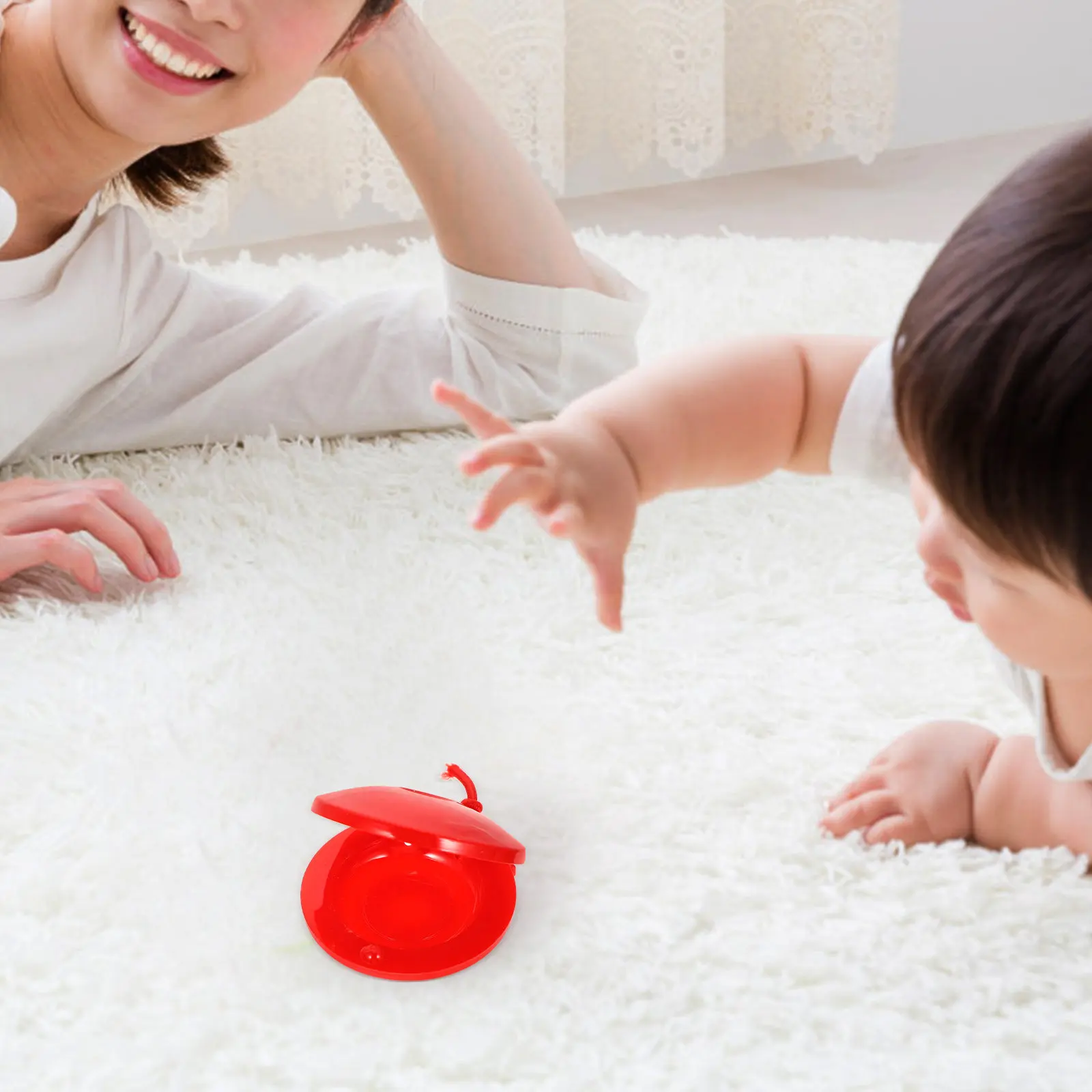 

Набор из 24 разноцветных кастаньетов: ударные музыкальные инструменты для раннего музыкального развития, обучения и развития творческого ритма