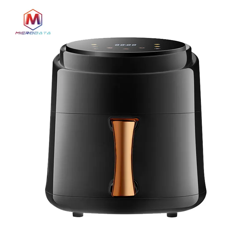 MicroData Air Fryer without Oil,8L 1400W Intelligent Deep Air Fryers Oven 360 Hot Air Circulation Cooker Smart Touch AirFryer