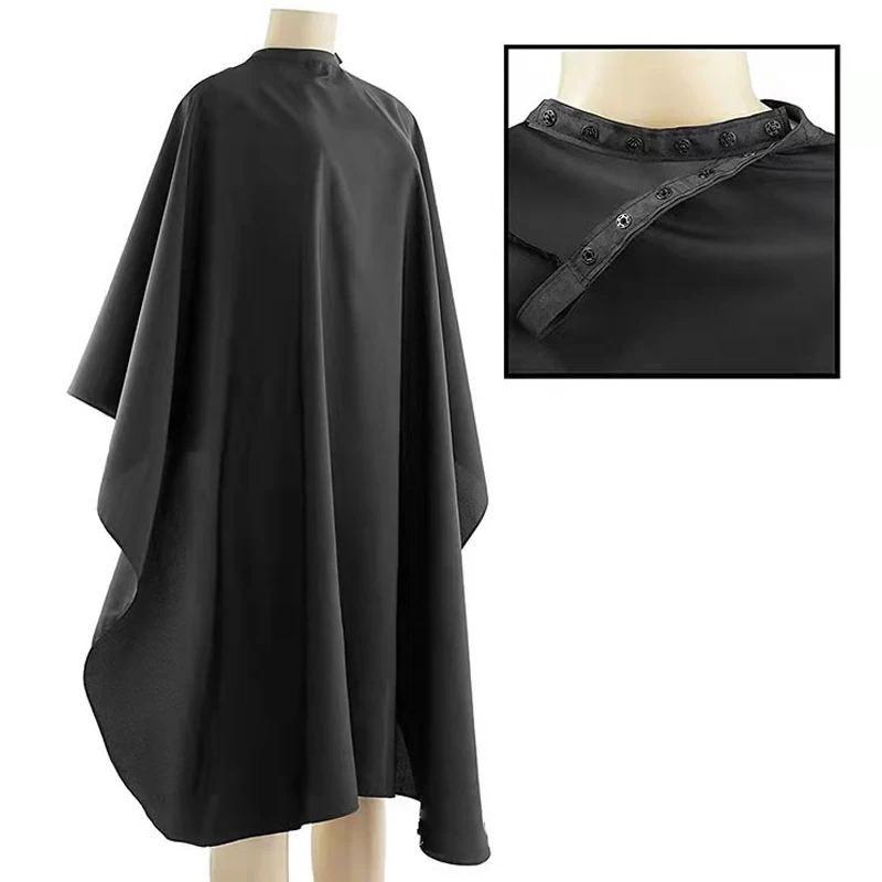 

Hair Cutting Cape Pro Salon Hairdressing Hairdresser Cloth Gown Barber Black Waterproof Hairdresser Apron Haircut Capes