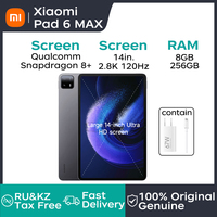 Xiaomi Tablet Xiaomi Pad 6 Max14 Snapdragon 8+ 2.8K 120Hz Eight speakers 10000mAh Battery 67W Fast Charger Dolby AtmosTablet PC