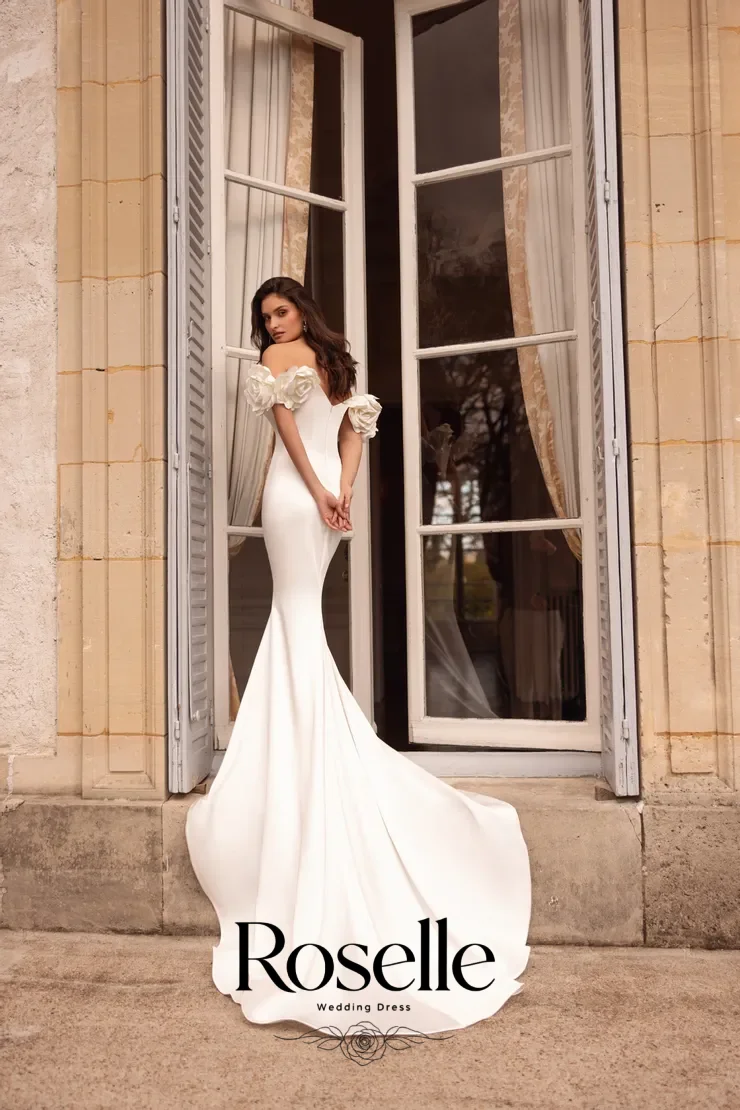 ROSELLE Prosta Suknia Ślubna S – Wedding Qw recenzja i cena