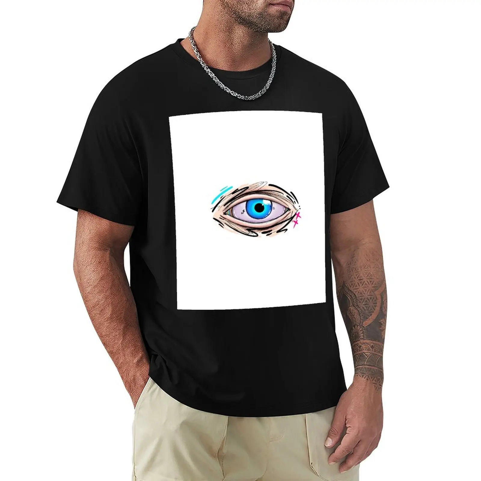 

Digital eye T-Shirt oversized oversized graphic tee customs oversized t shirts for men