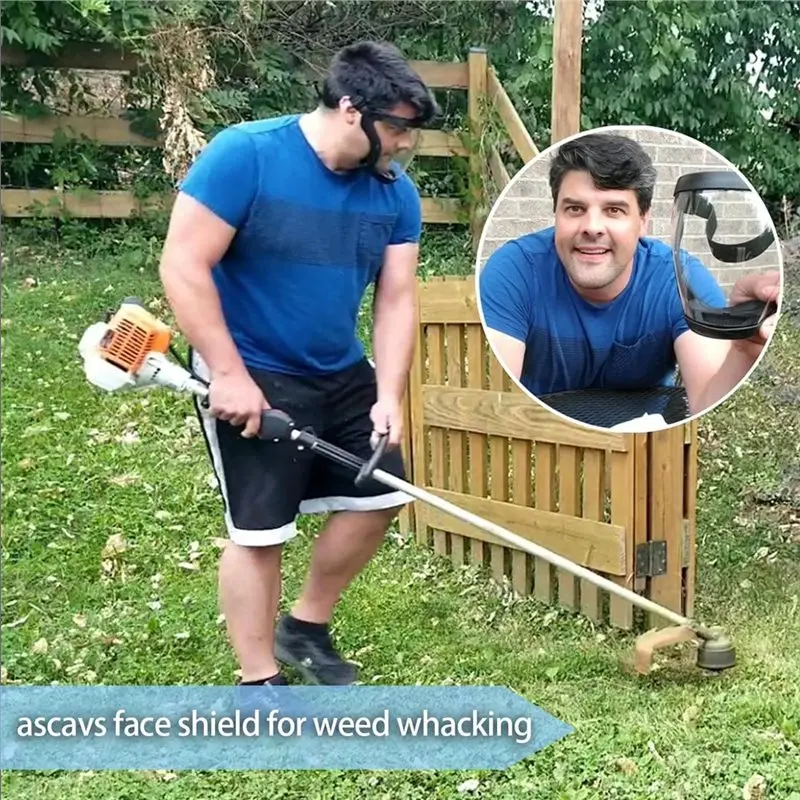 ฝาครอบป้องกัน, หน้ากากป้องกันฝุ่นสำหรับการเจียร, การตัด, งานไม้-การป้องกันที่ชัดเจนเพื่อความปลอดภัยในบ้านและสวน