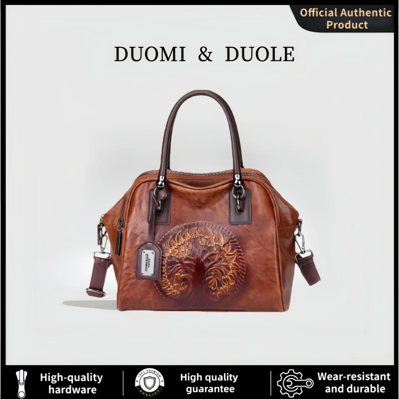 

Роскошная женская сумка, дизайнерская винтажная сумка через плечо с тиснением, сумка через плечо с несколькими отделениями, подушка-тоут