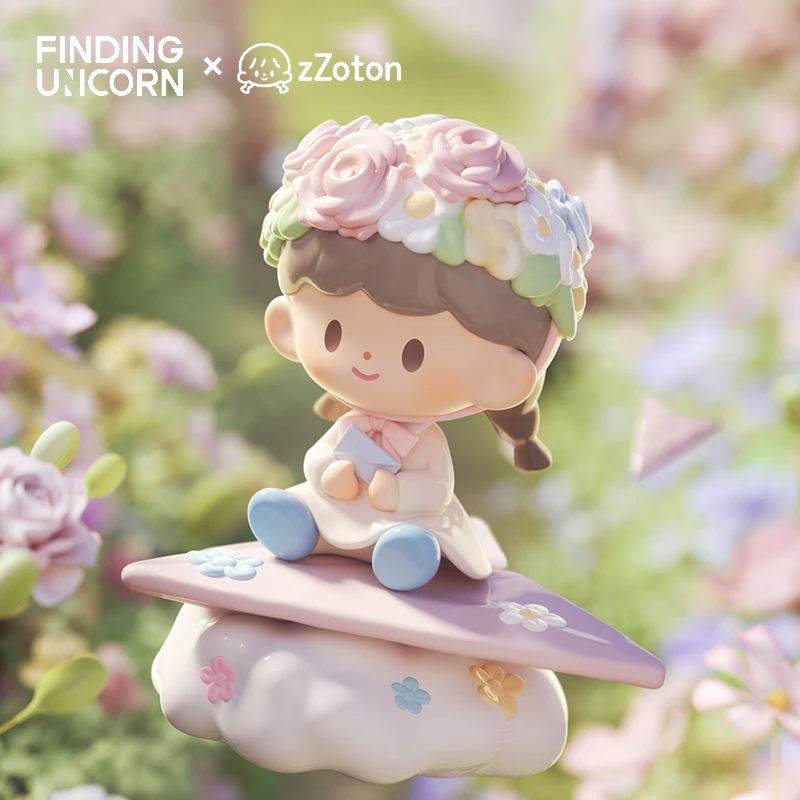 

Finding Unicorn Zzoton-200 % Letter From Flower Series Anime Figure Ornament Figurines Home Decor Desktop Dolls Model