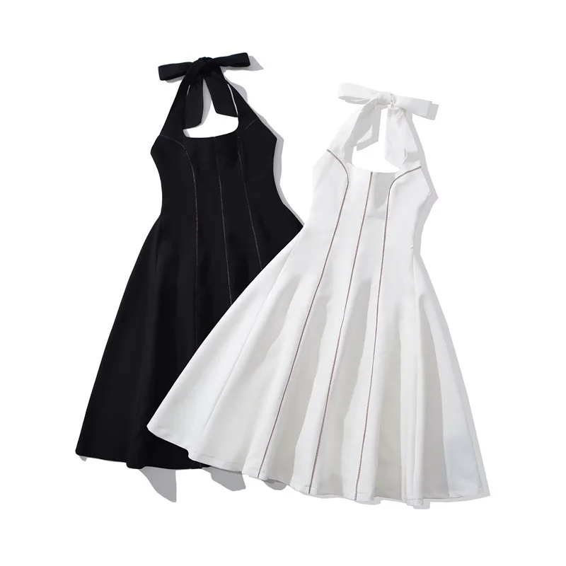 

Новое женское сетчатое платье без рукавов с тонким вырезом