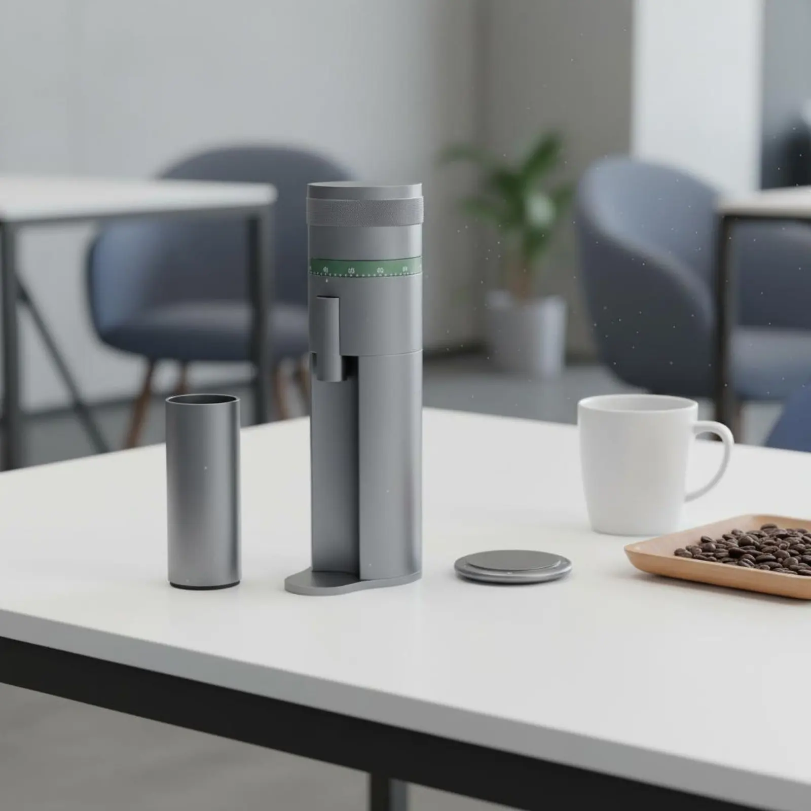 Portable Mini Grinder Single-Hand Operation-Hand Operation Electric Coffee Grinder Small Appliance Compact Automatic for Office