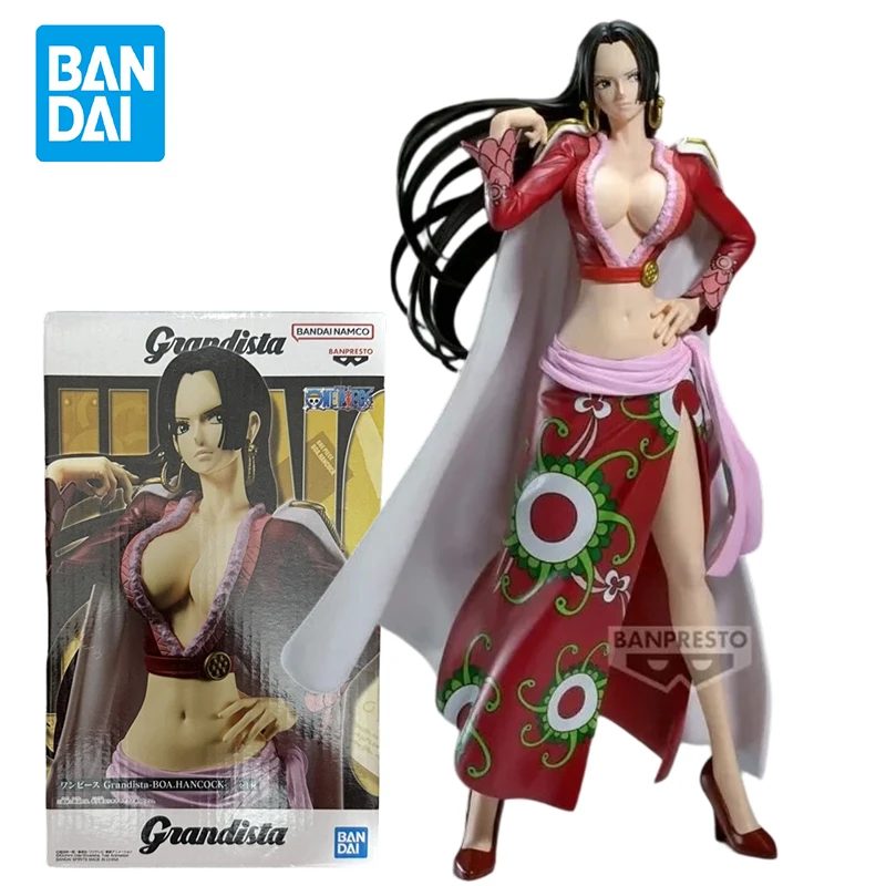 

Genuine Original BANDAI BANPRESTO ONE PIECE Grandista Boa Hancock Anime Figure Action Figure Model Gift For Children Kids toys