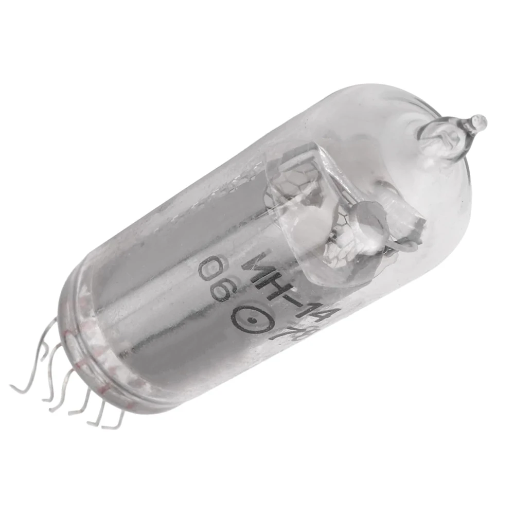 2025 New Transparent IN14 LED Clock Tube Replacement For Nixie Digital Glow Clocks Retro Display Glow Tube For DIY Hobbyists
