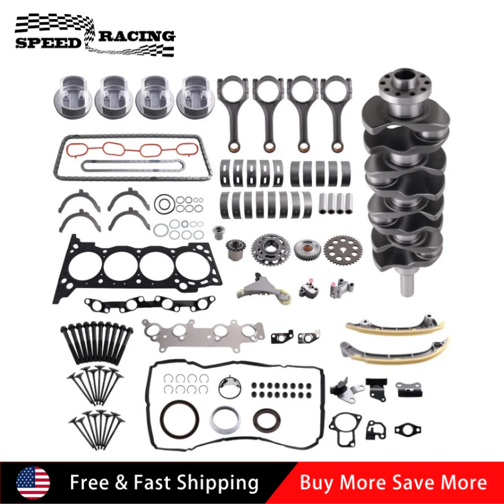 

13401-75021 13401-75041 13101-75130 Комплект для капитального ремонта двигателя 2TRFE 2.7L для Toyota 4Runner Tacoma 2694CC L4 DOHC