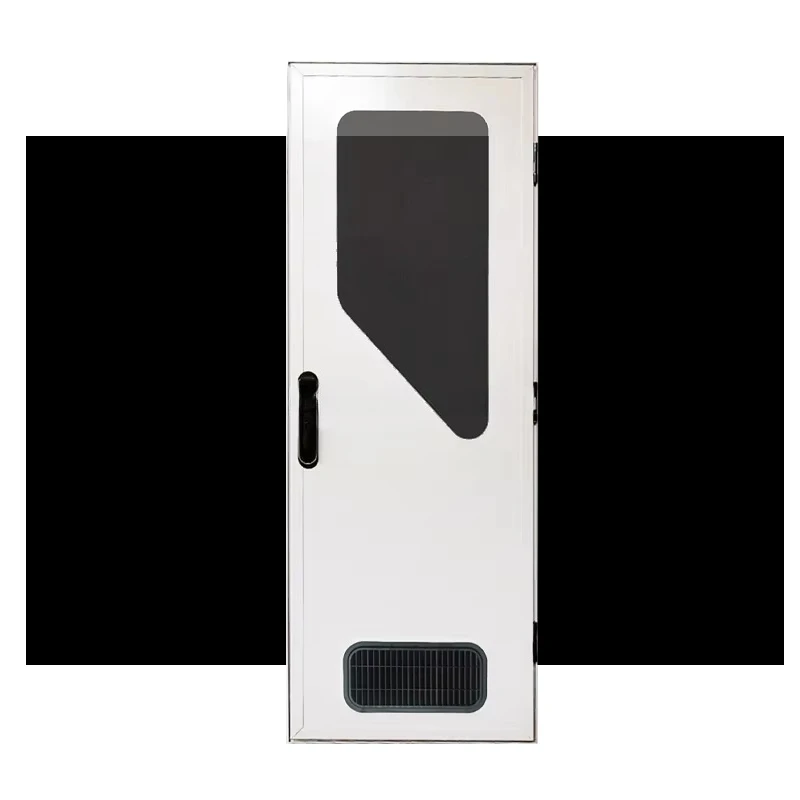 DC Series Aluminum Alloy Entry Door for Caravan RV Motorhome & Camper Vehicles with 3-Point Electromotive Lock view 2