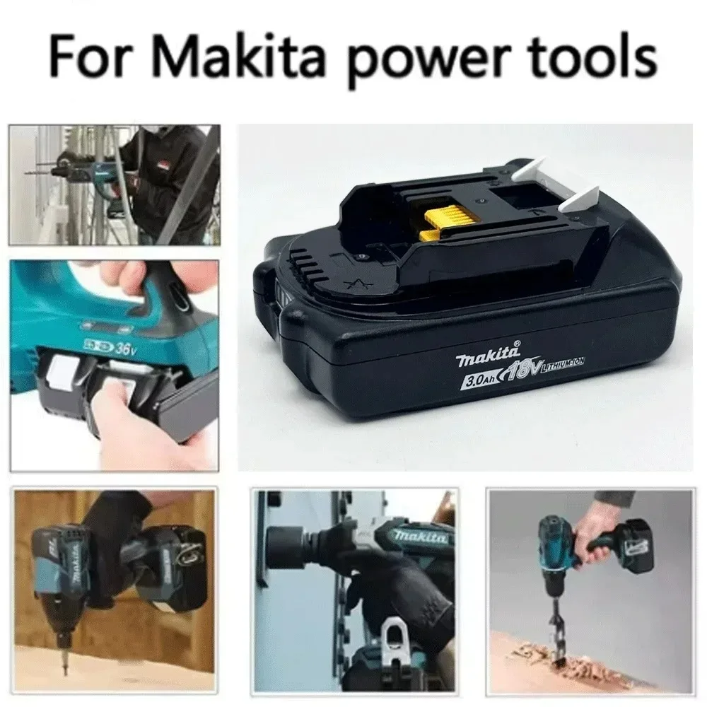 Akumulátor Makita 18V 3Ah Li-Ion, náhradní baterie pro vrtačku 18V, BL1830, BL1840, BL1850, BL1860B - náhled 5