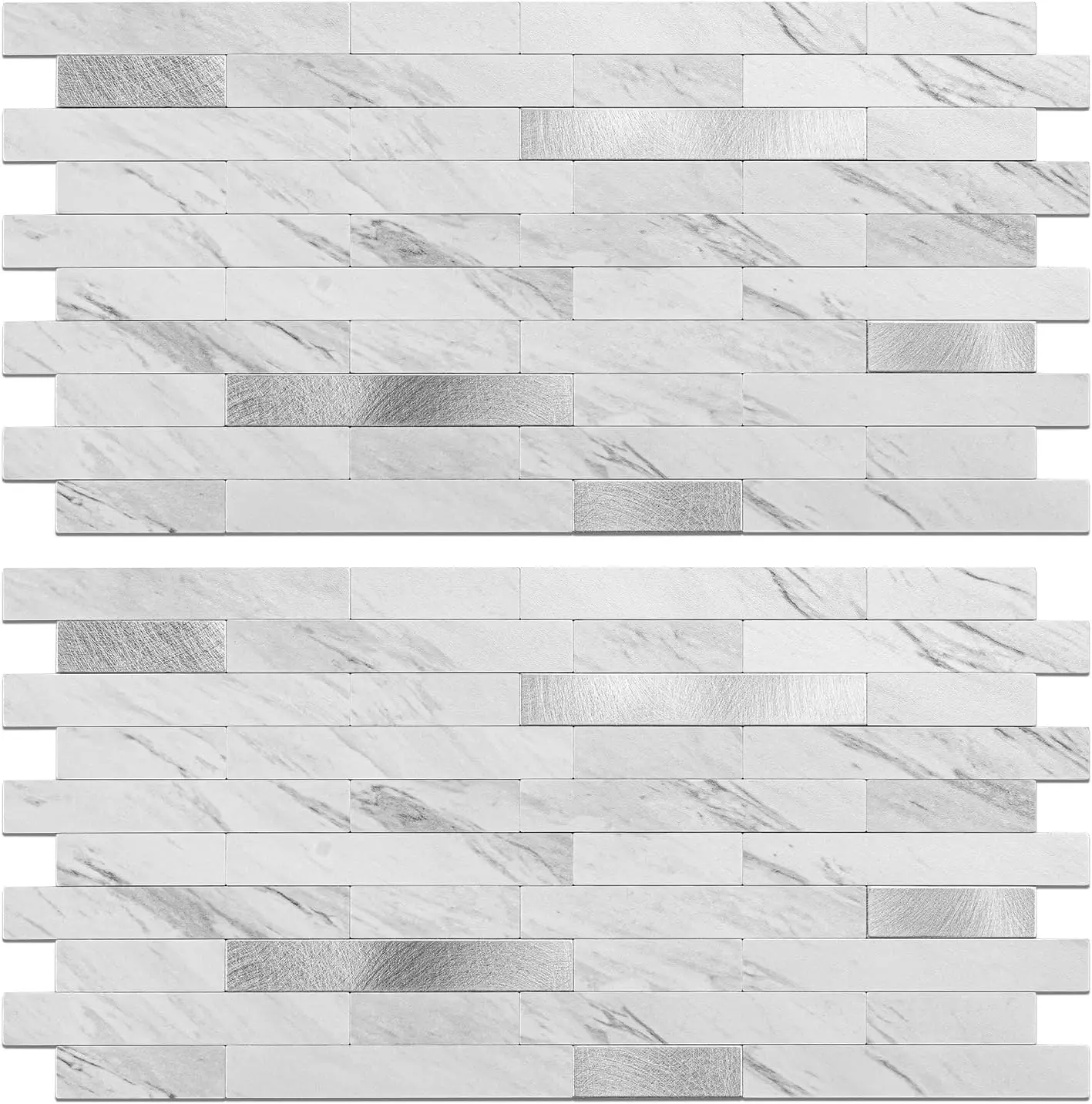 

Водонепроницаемые съемные 3D-наклейки на стену под искусственный мрамор, 40 плиток для 18 кв.м. Накладка на стену (бэксплэш)