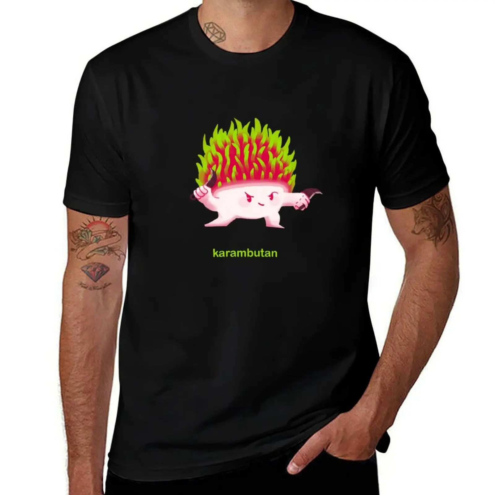 

mari the rambutan (green) T-Shirt Sun Block Outdoor T-Shirt