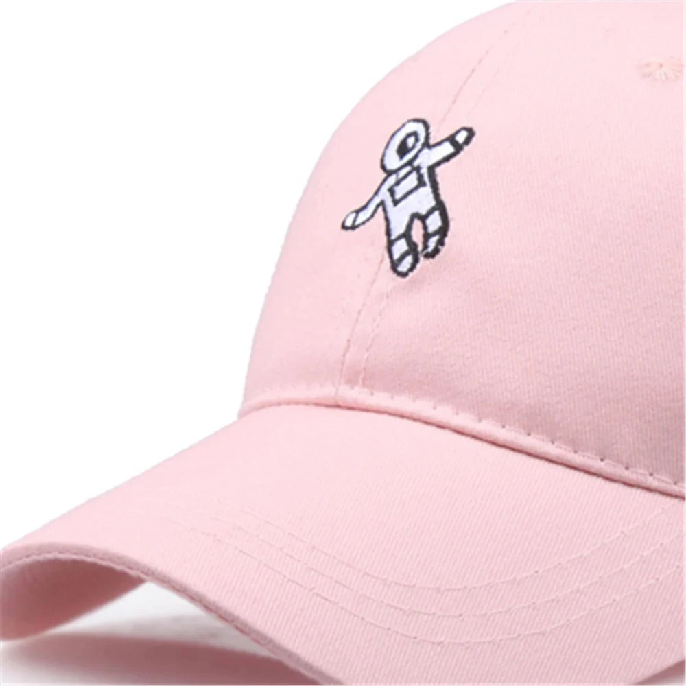 Gorra de béisbol con bordado de astronauta para hombre y mujer, gorro de béisbol Unisex, de buena calidad Snapback, 4 colores disponibles, venta al