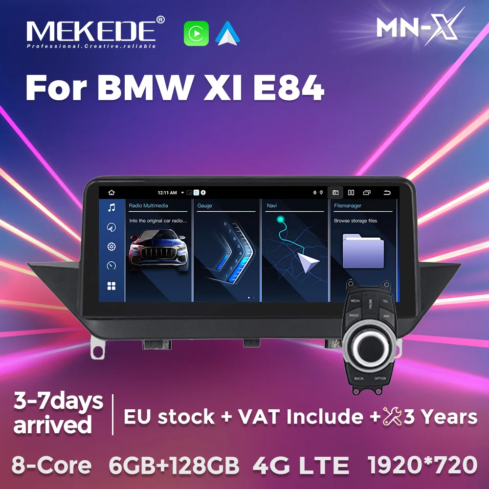 MEKEDE Android 14 Wireless Car-Play Auto Car Radio Multimedia per BMW X1 E84 2009-2015 navigazione Stereo 2Din DSP WIFI Head Unit car player android auto multimedia BT Wifi autoradio 2din android