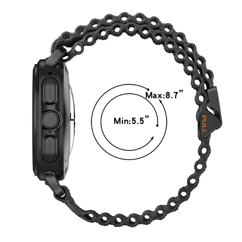 Trail Band For Samsung Galaxy Watch Ultra 7 47mm Nylon Braided Loop Strap Replacement Wristband Galaxy 7 Ultra Accessories