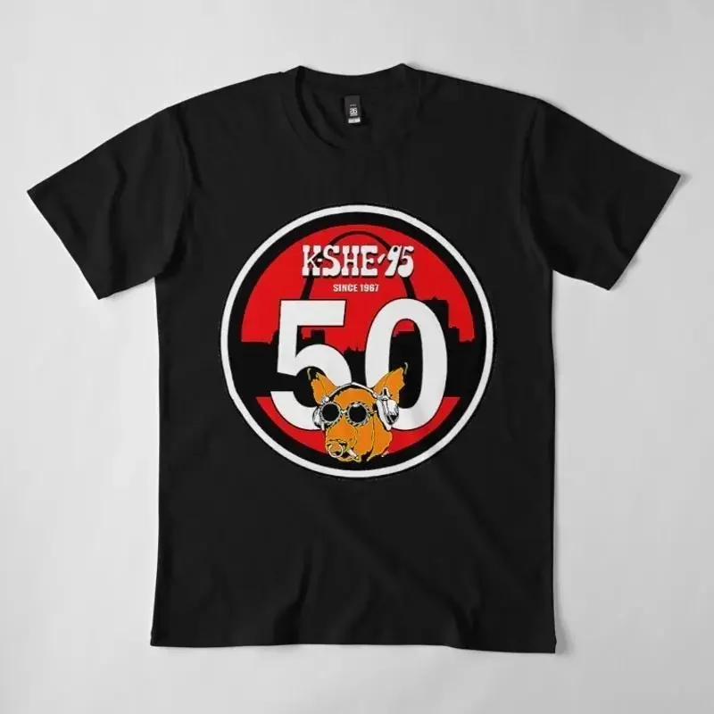 KSHE T Shirt Since 1967 Sweetmeat Pig 94 7 MHz Rock Radio Ahead Rings Out Retro