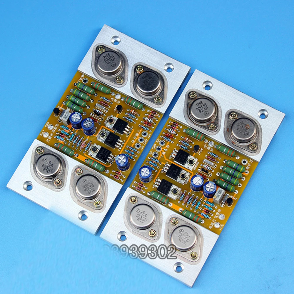 One Pair PASS A3 Class A Amplifier Board PASS Amplifier Board Gold Seal Tube 30W