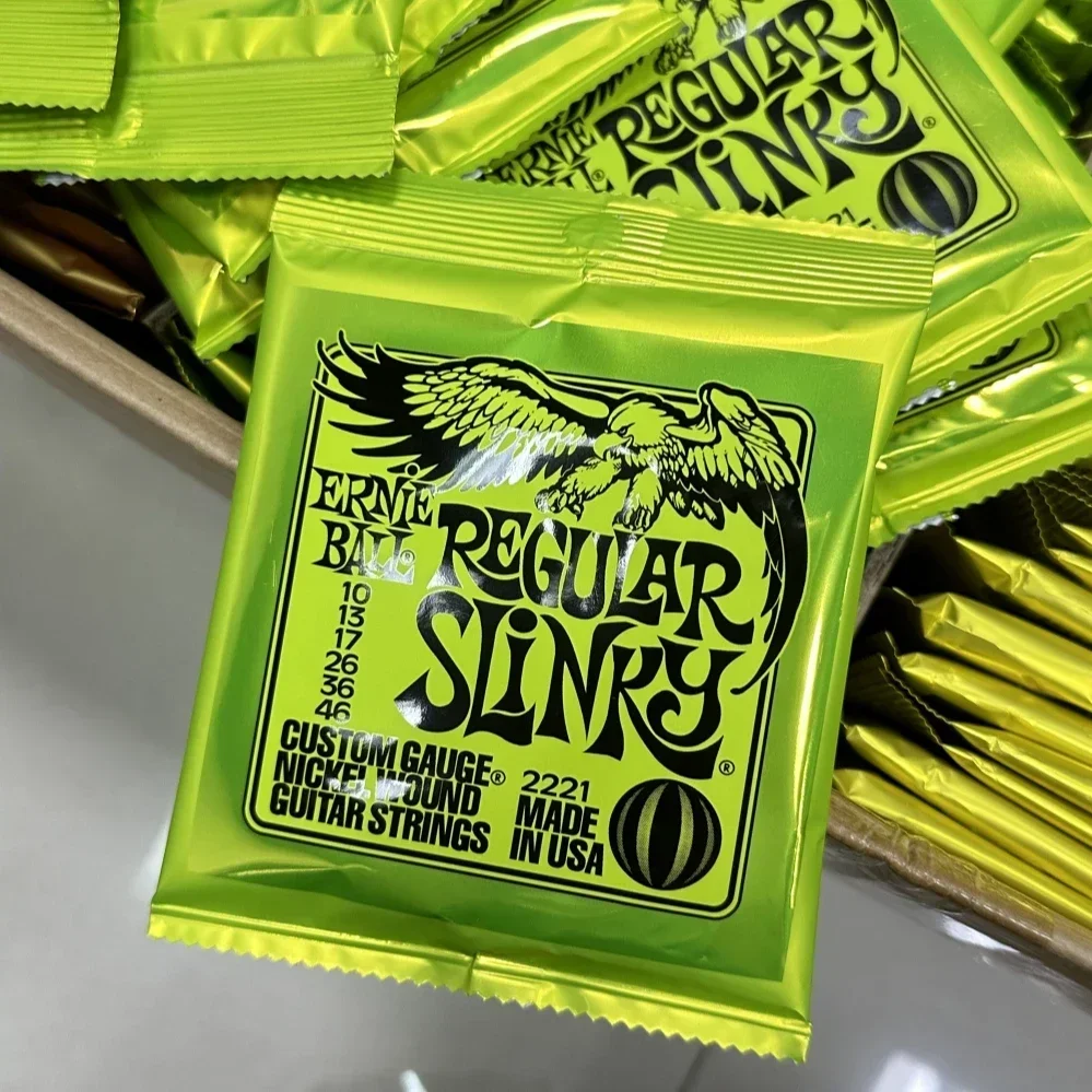 10 Pcs Ernie Ball-Popular Electric Guitar String For Acoustic 2221 2223 2626 2627 2721 2723 2727 2004 2006 6-String Guitar Parts